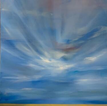 Painting titled "Dreaming Rainbow" by Gaia Starace, Original Artwork, Oil