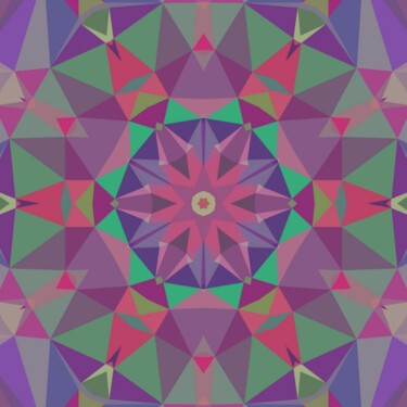 "Colorful geometric…" başlıklı Dijital Sanat Abraham Addy tarafından, Orijinal sanat, Dijital Resim