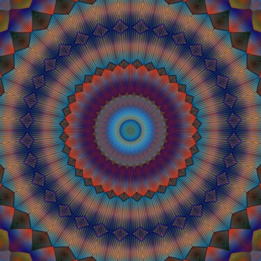 Arte digital titulada "Abstract spiral bac…" por Abraham Addy, Obra de arte original, Pintura Digital