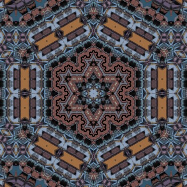 Grafika cyfrowa / sztuka generowana cyfrowo zatytułowany „Ancient tile backgr…” autorstwa Abraham Addy, Oryginalna praca, Ma…