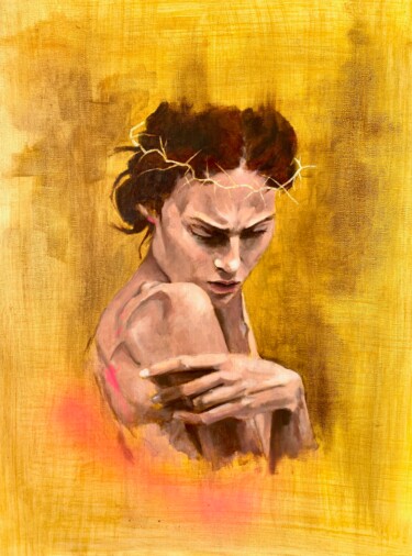 Painting titled "Passion" by Galah Viviana, Original Artwork, Acrylic