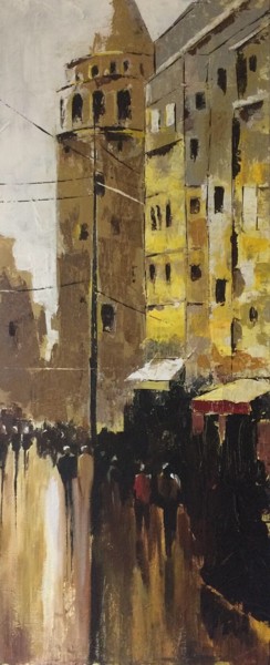 "Galata da sokak" başlıklı Tablo Galeri Bizon tarafından, Orijinal sanat, Akrilik