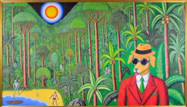 Digitale Kunst getiteld "Ecos do Crepúsculo" door Garfield Tusset, Origineel Kunstwerk, Digitaal Schilderwerk
