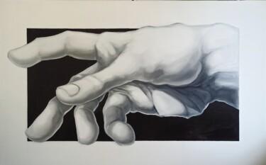 Картина под названием "Рука бога" - Гарик Куба, Подлинное произведение искусства, Масло