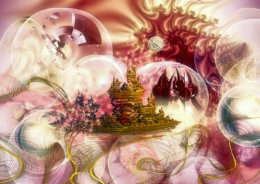 Digital Arts titled "Enchanted Voyage" by Garrulus Glandarius, Original Artwork, Digital Painting