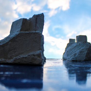 Fotografia intitulada "La falaise" por Gaspard De Gouges, Obras de arte originais, Fotografia digital