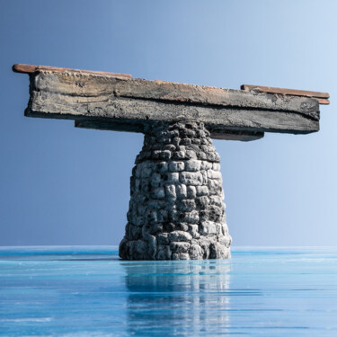 Photography titled "Broken bridge 101" by Gaspard De Gouges, Original Artwork, Digital Photography