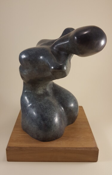 Скульптура под названием "Retourne-Toi" - Gaya, Подлинное произведение искусства, Бронза