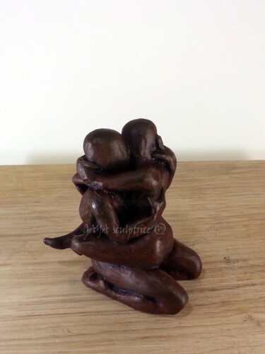 Sculpture intitulée "Les Amants 18" par Gaya, Œuvre d'art originale, Bronze