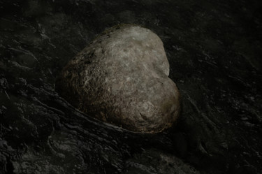 Photographie intitulée "Coeur de pierre" par Christophe Jeanjean, Œuvre d'art originale, Photographie numérique