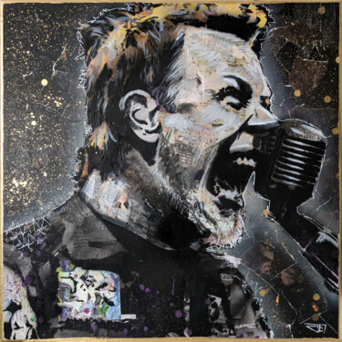 "James Hetfield" başlıklı Tablo G. Carta tarafından, Orijinal sanat, Akrilik Ahşap Sedye çerçevesi üzerine monte edilmiş