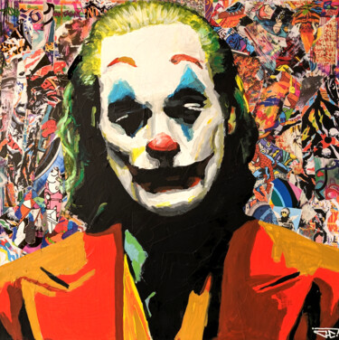 Schilderij getiteld "The Joker" door G. Carta, Origineel Kunstwerk, Acryl