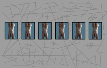 Arts numériques intitulée "Nude Progression" par Gee Shepherd, Œuvre d'art originale, Travail numérique 2D