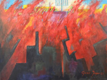 Malarstwo zatytułowany „'Towards New Jerusa…” autorstwa Geert Jager, Oryginalna praca, Akryl