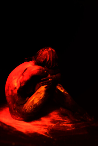 Fotografie mit dem Titel "Élégie en rouge" von Gelu Stanculescu, Original-Kunstwerk, Digitale Fotografie