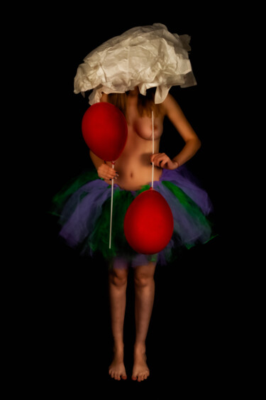 Fotografia intitulada "Deux ballons" por Gelu Stanculescu, Obras de arte originais, Fotografia digital