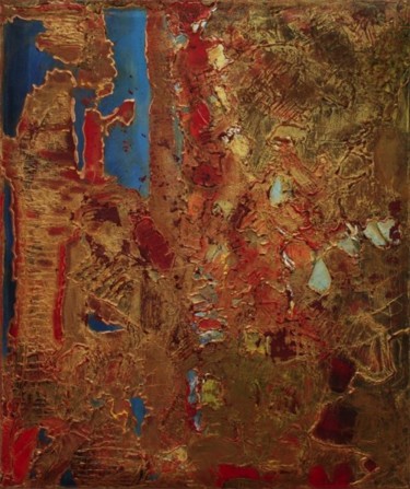Pintura intitulada "éponymie" por Geneviève K Ou Gen K, Obras de arte originais, Óleo