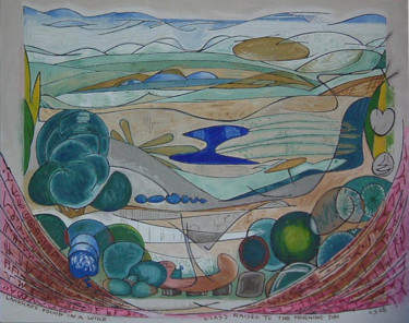 Pintura intitulada "Landscape Found In…" por Gerald Shepherd F.F.P.S., Obras de arte originais, Óleo