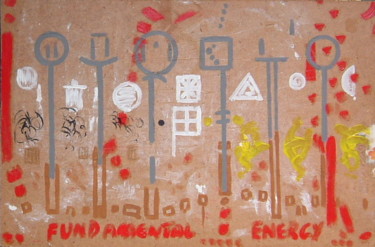 Pittura intitolato "Fundamental Energy" da Gerald Shepherd F.F.P.S., Opera d'arte originale, Acrilico