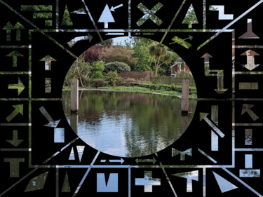 Digitale Kunst mit dem Titel "The Magic River" von Gerald Shepherd F.F.P.S., Original-Kunstwerk, 2D digitale Arbeit