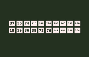 Arte digitale intitolato "Numerical Progressi…" da Gerald Shepherd F.F.P.S., Opera d'arte originale, Pittura digitale