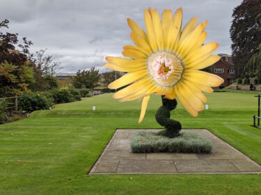 "The Flower Sculpture" başlıklı Dijital Sanat Gerald Shepherd F.F.P.S. tarafından, Orijinal sanat, 2D Dijital Çalışma