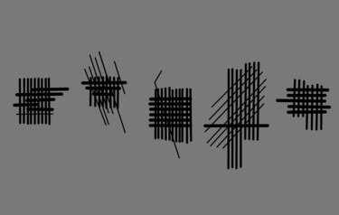 Digitale Kunst mit dem Titel "Line Art Sequence" von Gerald Shepherd F.F.P.S., Original-Kunstwerk, Digitale Malerei
