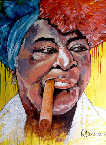 Peinture intitulée "Havanamama" par Gerard Duboscq, Œuvre d'art originale, Acrylique