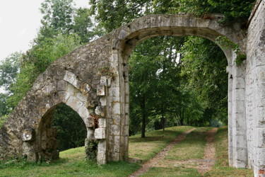 Photographie intitulée "la porte du chateau" par Gerard Jeanjean, Œuvre d'art originale