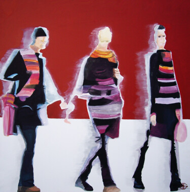 绘画 标题为“sisters” 由Gerard Jouannet, 原创艺术品, 丙烯