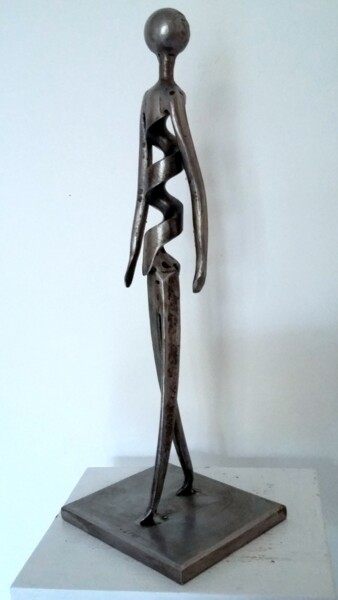 Sculpture titled "DEFILE DE MODE" by Gerard Lami, Original Artwork, Metals