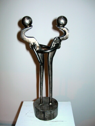 Sculpture intitulée "LA DANSE L'ART DE L…" par Gerard Lami, Œuvre d'art originale, Métaux