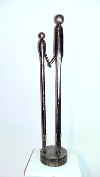 Sculpture intitulée "MERE & FILLE / MOTH…" par Gerard Lami, Œuvre d'art originale