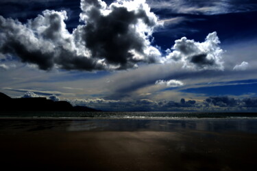 Fotografie mit dem Titel "Avant l'orage" von Gérard Romain, Original-Kunstwerk, Digitale Fotografie Auf Aluminium montiert