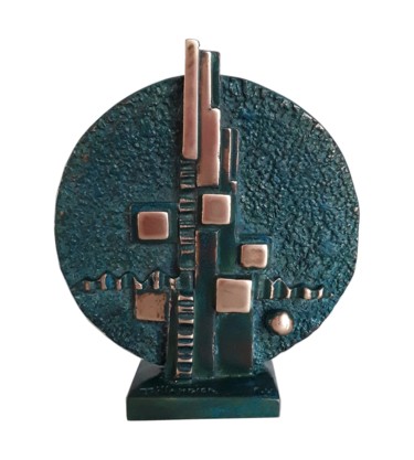 Sculpture intitulée "Mirage (la porte de…" par Gérard Taillandier, Œuvre d'art originale, Bronze