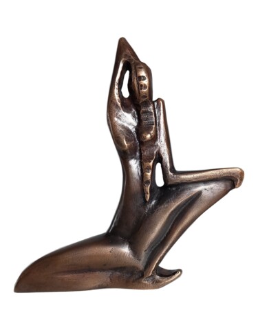 Sculpture titled "Petit équilibre" by Gérard Taillandier, Original Artwork, Bronze