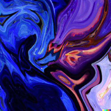 Arts numériques intitulée "Emotional Constella…" par Gerard Yadav, Œuvre d'art originale, Image générée par l'IA