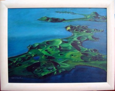 「Paisaje Islandes」というタイトルの絵画 Gerardo Rodriguez Grandaによって, オリジナルのアートワーク, オイル