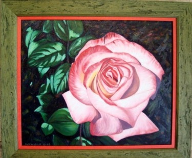 Pintura titulada "Rosa" por Gerardo Rodriguez Granda, Obra de arte original, Oleo