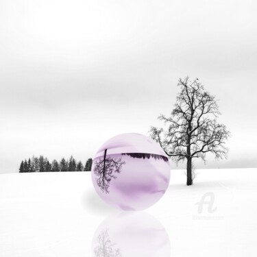 Digital Arts titled "In Mauve" by Germaneart, Original Artwork, 2D Digital Work