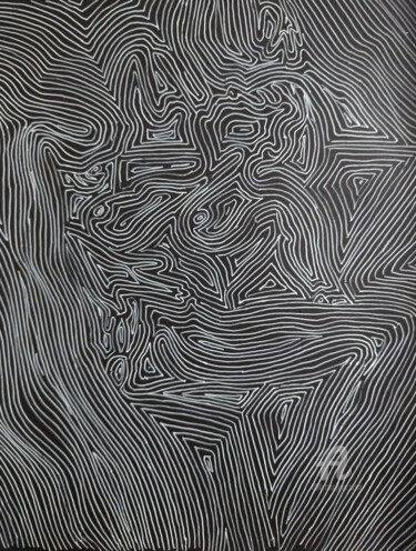 Artes digitais intitulada "Quantum waves" por Germaneart, Obras de arte originais, Caneta de gel