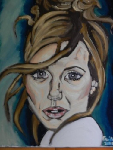 Painting titled "alison pills" by Ggf, Original Artwork