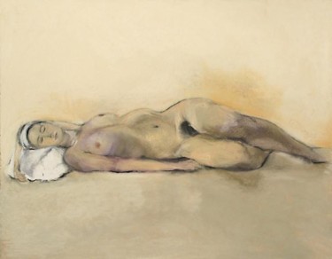 Peinture intitulée "la sieste" par Anneghelf, Œuvre d'art originale
