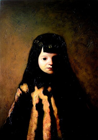 Картина под названием "Ruth" - Ghenadie Sontu, Подлинное произведение искусства, Масло