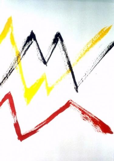 Peinture intitulée "Chart" par Ghezzi, Œuvre d'art originale, Encre