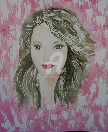 Peinture intitulée "Elisa" par Ghislaine Phelut-Sanchez, Œuvre d'art originale, Aquarelle