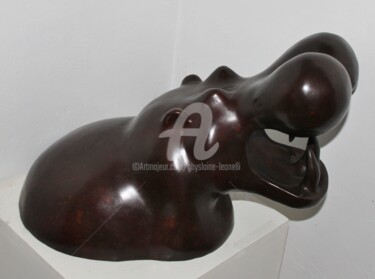 Rzeźba zatytułowany „Hyppo.    (bronze n…” autorstwa Ghyslaine Leonelli, Oryginalna praca, Brąz