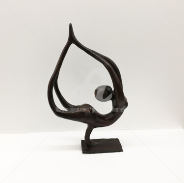 Sculpture intitulée "Expression" par Ghyslaine Leonelli, Œuvre d'art originale, Résine