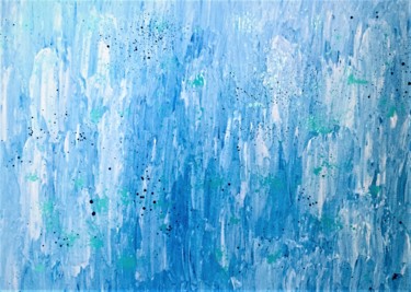 Painting titled "Waterfall" by Giart, Original Artwork, Acrylic