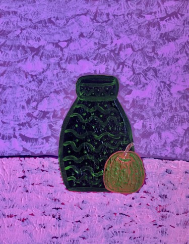 Pittura intitolato "Still life with vas…" da Giart, Opera d'arte originale, Acrilico